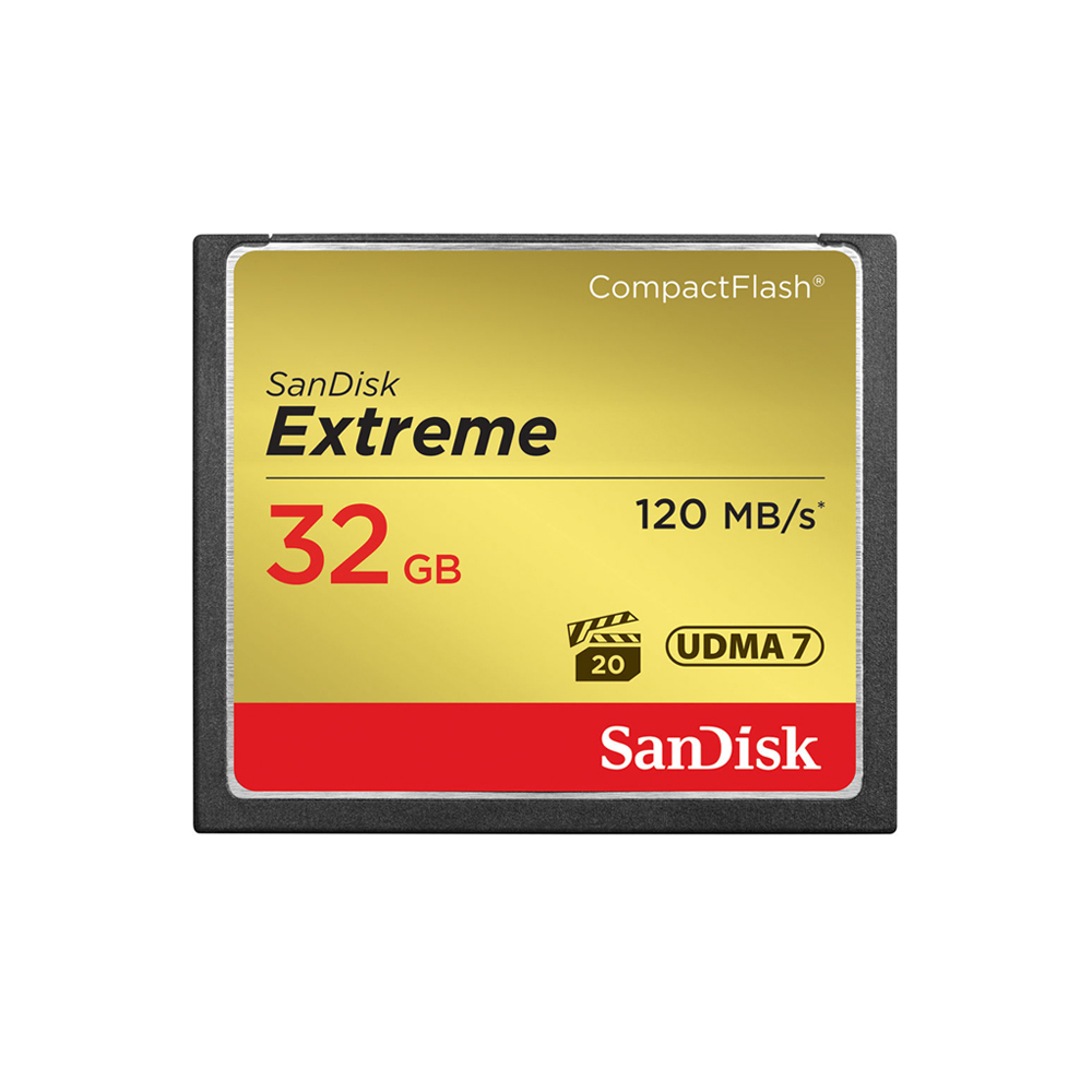 SANDISK Extreme Compact Flash 32GB 120MB/800x